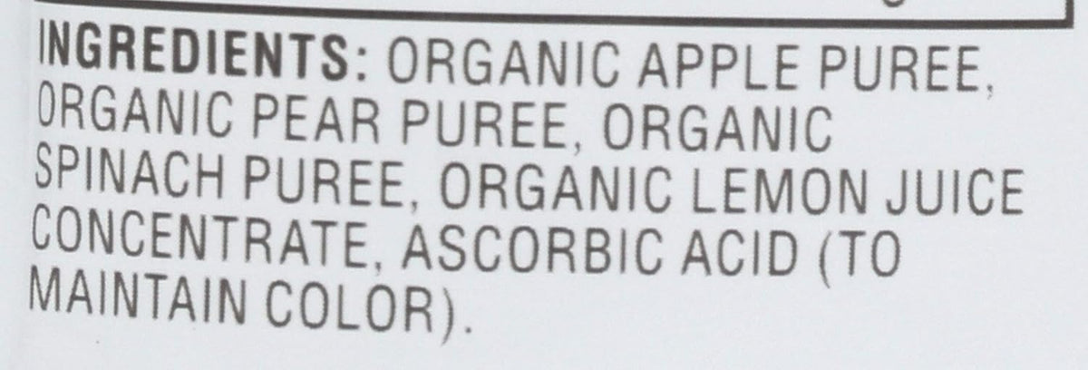 Organic Stage 2 Baby Food, Apple Spinach Blueberry Kale, 4 oz, Pack of 12 - photo 4