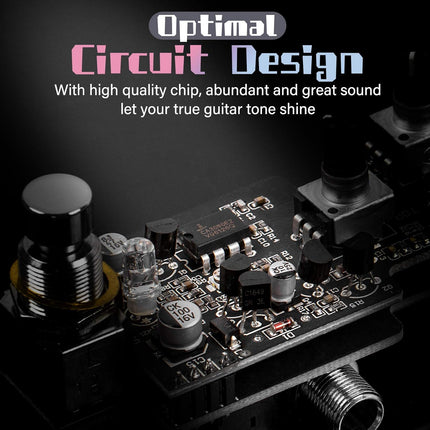 Compressor Pedal, Horse Electric Guitar Effects Pedals Mini Single Type DC 9V True Bypass (Dark Grey)