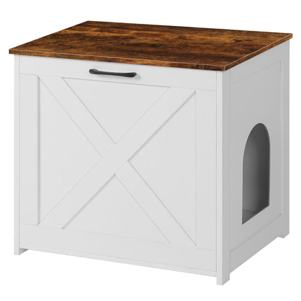 Cat Litter Box Enclosure, Hidden Litter Box Furniture, 23.6 Inches