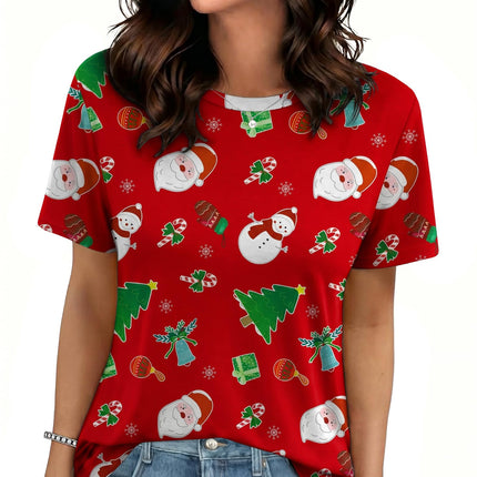 Tshirt for Women Short Sleeve Summer Tops Casual Basic Tee Shirts
