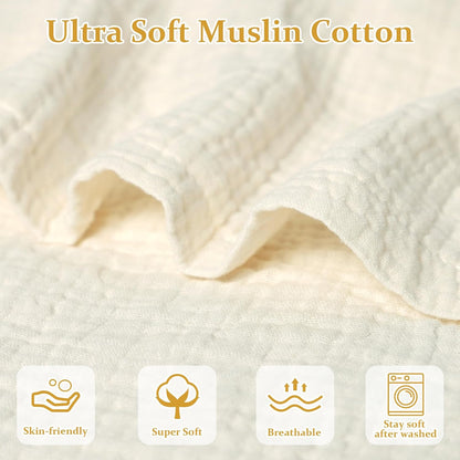 Yellow 100% Cotton Muslin Baby Lounger Cover - photo 2