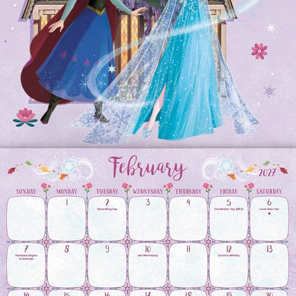 2027 Frozen Wall Calendar