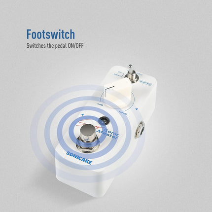 Clean Boost Pedal with Buffer and +12dB Gain, Mini Pure Boost Guitar Bass Effects Pedal - photo 4