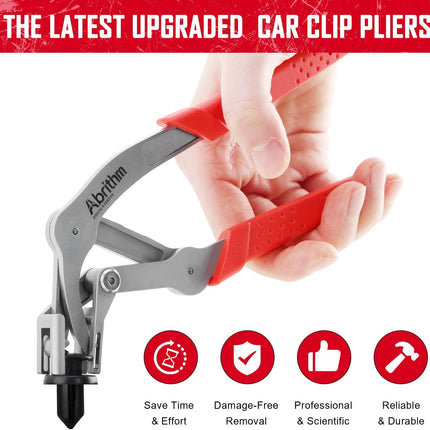 Car Clip Pliers, Panel Clip Removal Pliers, Professional Plastic Fastener Removal Tool for Removing Automotive Fasteners Clips Without Damage