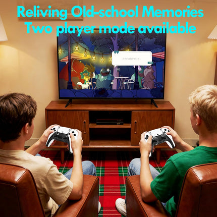 Retro Gaming Console with 23 Emulators, 2026 Game Stick with 20,000+ Classic Titles 4K HDMI Output Retro Game Console Plug and Play with Dual 2.4GHz Controller, 64G