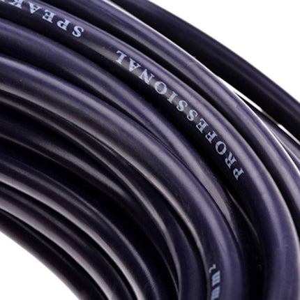 2Pack 6 ft Male Speakon to Speakon Cables, Professional 12 Guage AWG Audio Cord DJ Speaker Cable Wire with Twist Lock - 2 Conductor.