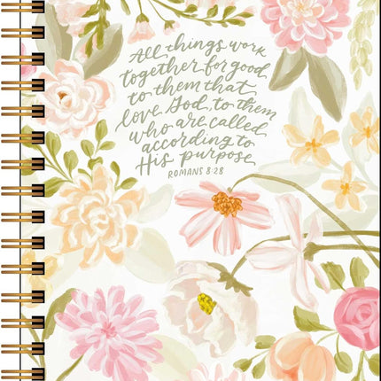 Scriptures and Florals 2027 Weekly/Monthly Planner Calendar