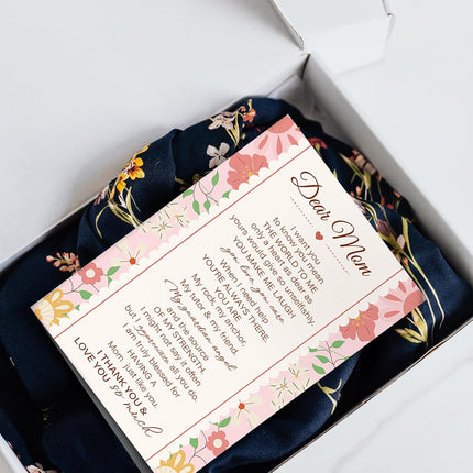 SuperShunhu Funny Mom Mother's Day Card with Words of Love and Gratitude Inside, Heartfelt Mother's Day Card from Daughter or Son, Mothers Day Gift Idea for Mom