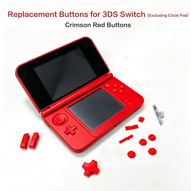 For 3DS Extra Buttons Color Full Set Replacement, for Nintendo Old 3DS Small