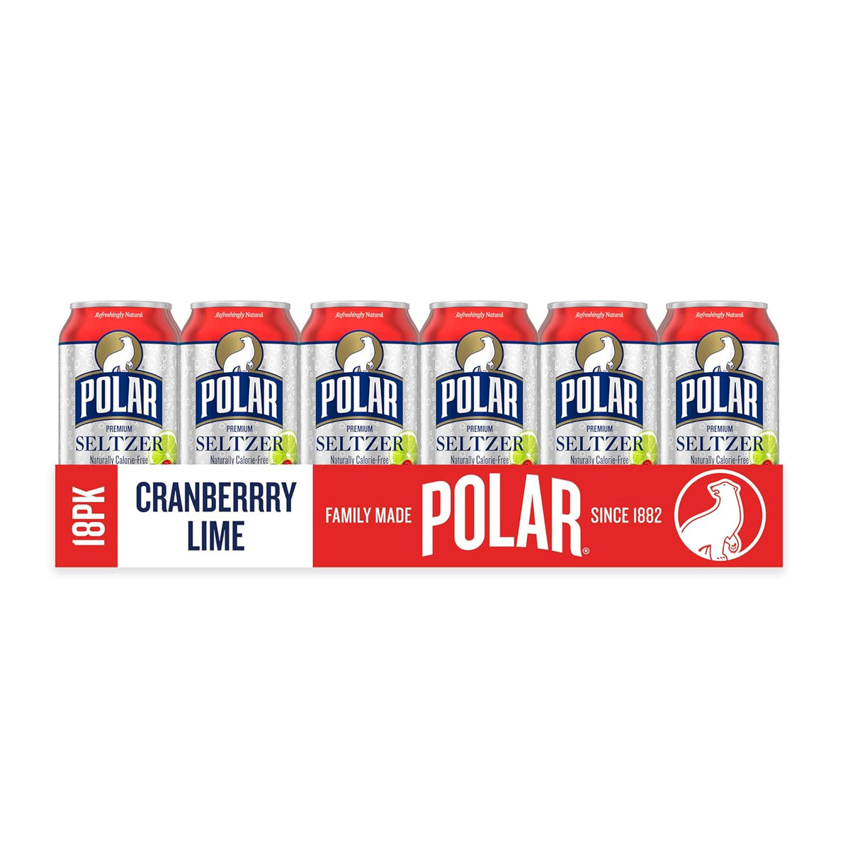 Seltzer Water Cranberry Lime, 12 fl oz cans, 18 pack - photo 4