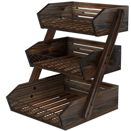 Fruit Basket for Kitchen Counter Organizer,Fruit Bowl Stand Storage