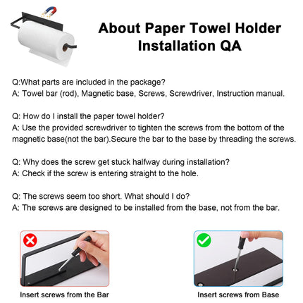 Portarrollos de papel magnético para refrigerador, soporte de pared para rollos de papel higiénico, organizador magnético para baño, despensa, RV y cocina