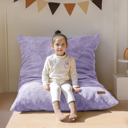 3 in 1 Kids Bean Bag Chair, Comfy Floor Sofa with Removed Cover