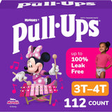 Girls' Potty Training Pants, Size 3T-4T Training Underwear (32-40 lbs), 112 Count (4 Packs of 28)