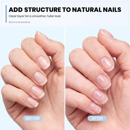 Builder Gel for Nails, 2 Pcs 8 in 1 Clear Building Gel - photo 3