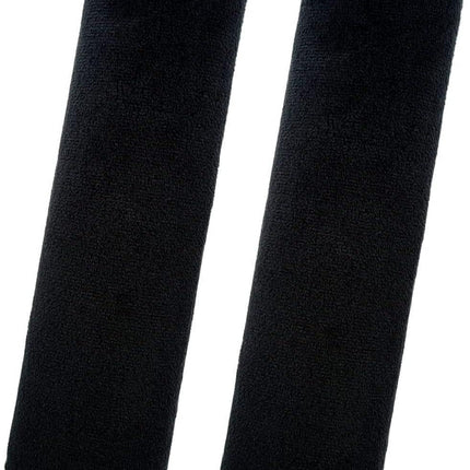 Car Seat Belt Covers for More Comfort, Universal Seatbelt Shoulder Pad Set and Seat Cushion Interior Accessories, Compatible with All Cars and Backpacks (Black)