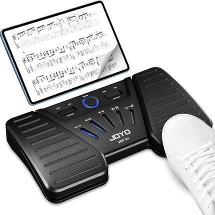 JOYO Wireless Page Turner Bluetooth Music Page Turner Pedal for iPad Tablets Android IOS Phones Keyboard Foot Switches Turner (SP-01)