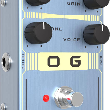 OG,Guitar Pedal,Electric Guitar Effects Pedal for Guitars and Bass Effect Pedals Mini Single Type DC 9V True Bypass