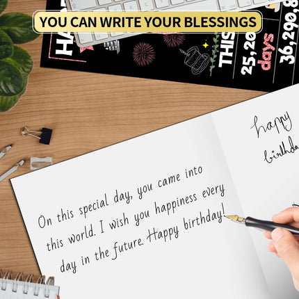 Joycard 69th Birthday Card with Envelope, 69th Birthday Decorations for Women, 69th Birthday Gifts for Mother, Happy Birthday Cards for 69 Year Old Wife, Back in 1957