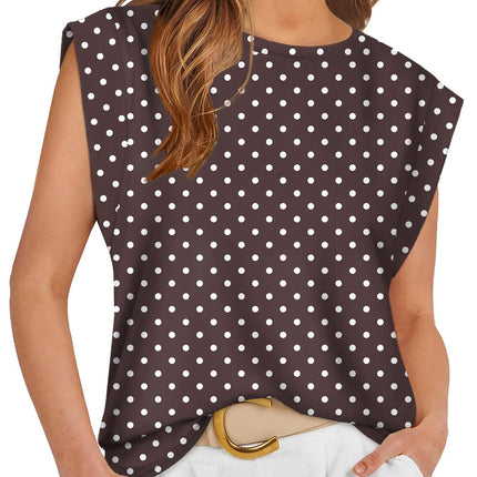 Cap Sleeve Tops for Women Summer Top Basic Tee Shirts Business Casual Tank Loose Fit 2026 Fashion