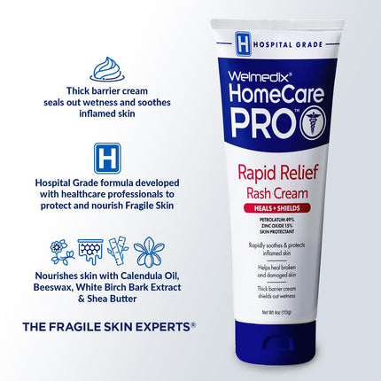 Adult Diaper Rash Cream - Maximum Strength Zinc Oxide Cream