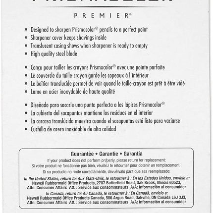 Prismacolor Premier Pencil Sharpener - Writing, Drawing, Sketching, Art Supplies