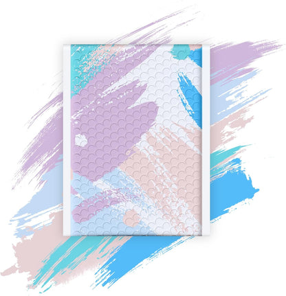 Watercolor Soft Pastel Bubble Mailers 6x10 Inch, 100 Pack - photo 4