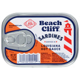 Wild Caught Sardines in Louisiana Hot Sauce, 3.75 oz Can