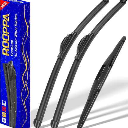 3 wipers Replacement for 2012-2018 Subaru Forester/2015-2019 Subaru Outback, Windshield Wiper Blades Original Equipment Replacement - 26"/17"/14" (Set of 3) U/J HOOK
