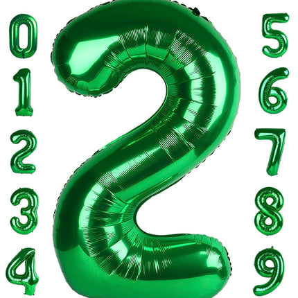 Number Balloons 5 Balloon Blue Birthday Decorations for Men Party, 40 Inch