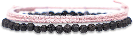 Made by Nami 2 Pcs Boho Surfer Bracelets for Men and Women Waterproof and Adjustable Beach Bracelets for Men and Women Set of 2 Beaded & Braided