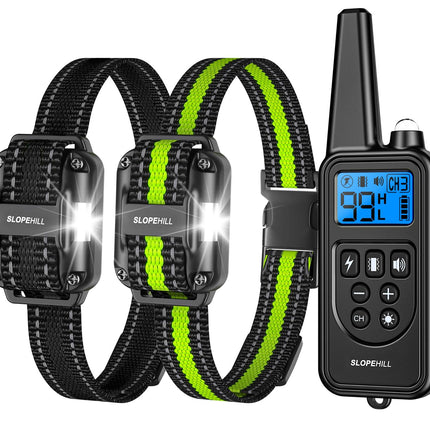 Dog Training Collar,4200FT Shock Collar for Dogs 8-140lbs,Green