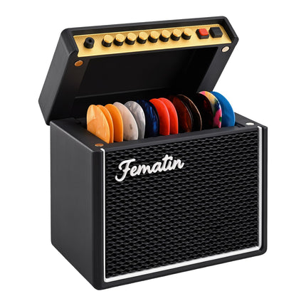 Guitar Pick Holder Box, Amp Speaker Style Guitar Picks Display Case
