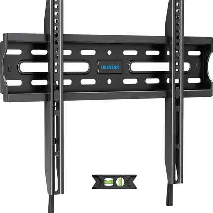 Fixed TV Wall Mount for Most 26-60 Inch Screen, Low Profile TV Mount with Quick Release Lock, Ultra Slim Wall Mount Bracket, Max VESA 400x400mm, Holds up to 99 lbs, up to 16”Wood Studs by USX STAR