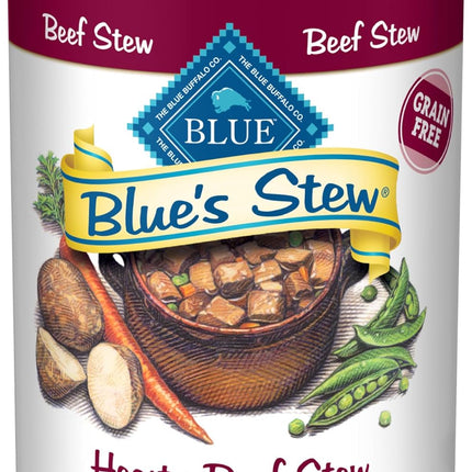 Blue Buffalo Blue's Stew Grain-Free Wet Dog Food, Made with Natural Ingredients, Hearty Beef Stew, 12.5-oz. Cans (12 Count)