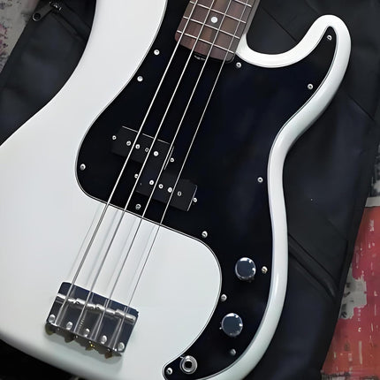 Bass Pickguard Bass 4 Strings Guitar Scratch Plate 13 Holes for PB Bass Without Truss Rod Hole Style,Black 3ply