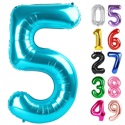 Gold 1 Balloon - Number Balloon 40 Inch, 1st Gold Birthday Decorations