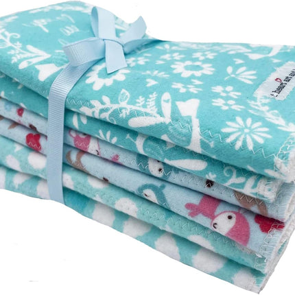 Infant Burping Cloth, Burp Cloths for Baby Boy or Girl, Soft and Absorbent - Cotton Reusable Spit Up Rags, XLarge, 1 Count (Animal ABCs)