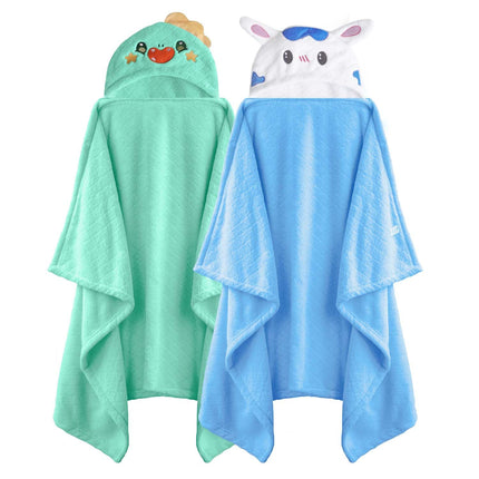 Toddler Bath Towel Hooded Kids Towels Baby Bath Towels for Boy Girl 0-5 Year, 2-Pack Thick Absorbent Toddler Towels with Hood Kids Bath Towel, Large 50''x32'' Baby Hooded Towel for Kids