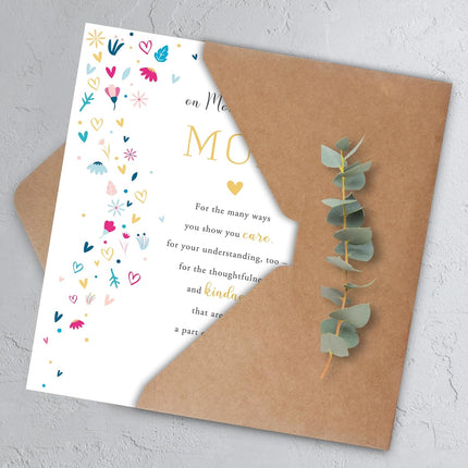 Mother's Day Card for Mom, Happy Mothers Day Card Gifts for Mom from Daughter