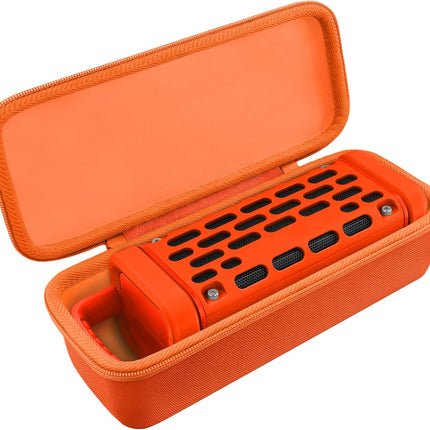 Hard Shell Protective Storage Case for Turtlebox Ranger: Loud! Outdoor Portable Bluetooth 5.4 Speaker, Shockproof Portable Travel Carrying Box with Handle, Orange