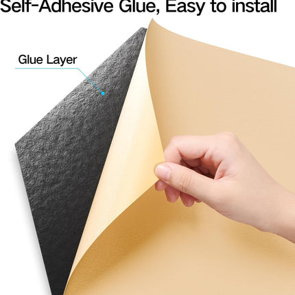 12 Pack Self-Adhesive Acoustic Panels 12" X 10" X 0.4" - Sound Proof Foam Panels for Walls with High Density, Y-Lined Design, Flame Resistant, Absorb Noise and Eliminate Echoes(Black)