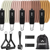 Resistance Bands Set with Handles — 5-Level Strength Training Home Gym Equipment