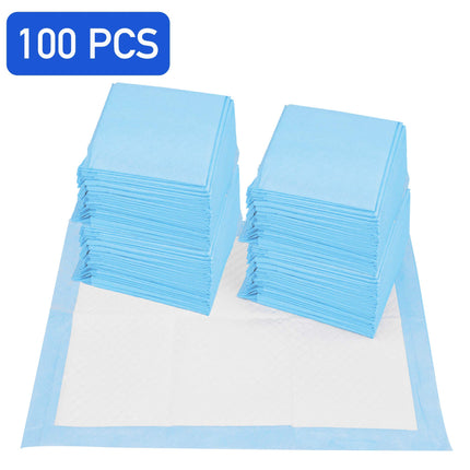 (100 Tapetes) Tapetes de Entrenamiento para Baño de Mascotas Ultra Absorbentes 18" x 13" Tecnología de Bloqueo de Humedad que Convierte Líquido en Gel - para Conejos y Cobayos