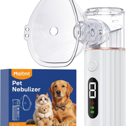 Cat Nebulizer for Breathing Problems, Low-Noise pet Spray, Suitable for Cats and Dogs (Small Cats and Small Dogs)