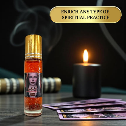 – Lilith Roll-On Oil | Pheromone Infused Perfume & Ritual Oil for Power, Attraction & Feminine Energy | Hoodoo, Wiccan, Pagan, Conjure (Lilith)