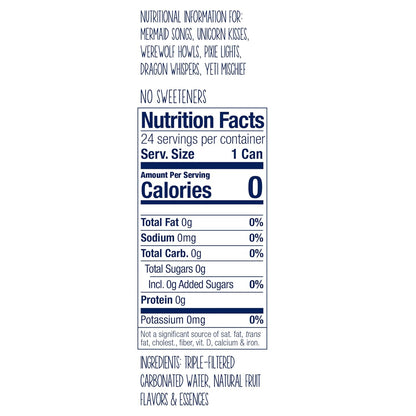 Seltzer Jr Variety Pack, 7.5 fl oz Cans, Pack of 24 Six Flavors, Mini Cans, No Sugar, No Sweeteners - photo 2