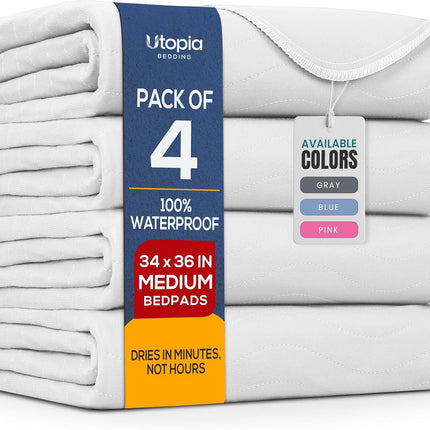 4 Pack Washable Pee Pads for Dogs 34" x 36", Waterproof Dog Training Pads - photo 10