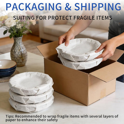 Zmpkhba 400 Sheets Packing Paper for Moving, 26 x 16 Inch Large Newsprint Paper Rolls for Goods Packaging Box Filler - Shipping Wrapping Fragile Product