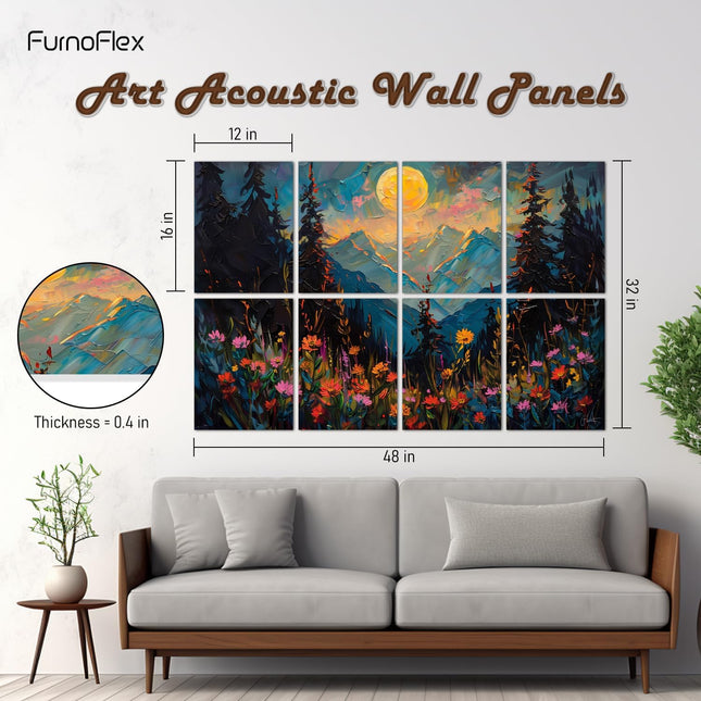 Acoustic Panels Tiles Decorative Room Sound Proof Foam
